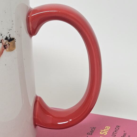 Jill Neal Gallery Mug Wild Women Coffee Dancing Ladies White/ Red C15 - Picture 3 of 6